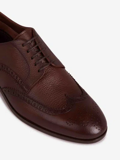 Henderson Baracco Brogue Derby Shoes In Brown