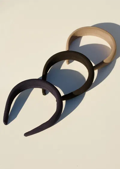Sophie Buhai Classic Puffy Headband In Black