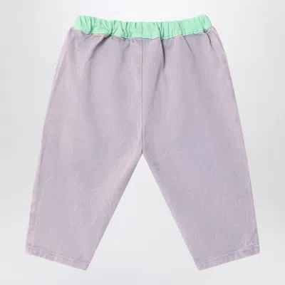 Bobo Choses Colour-block Trousers In Cotton In Multicolor