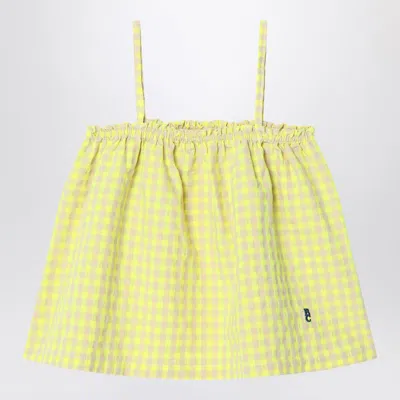 Bobo Choses Check Pattern Top In Yellow