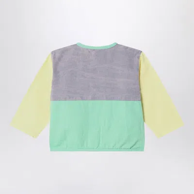 Bobo Choses Colour-block Jacket In Cotton In Multicolor
