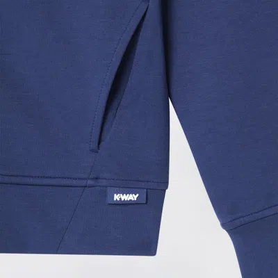 K-way Haycel Blue Hoodie In Blue