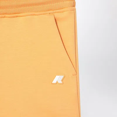 K-way Soleil Yellow Ochre Shorts In Orange