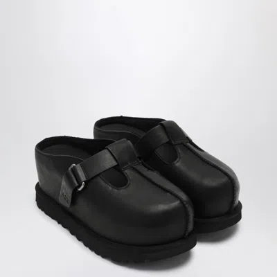 Ugg Goldenstar Hi Mules In Black In Black