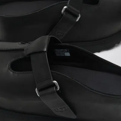 Ugg Goldenstar Hi Mules In Black In Black
