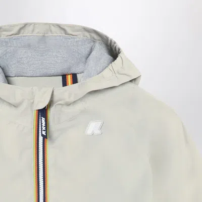 K-way Jack Beige Jacket In Waterproof Nylon In Beige