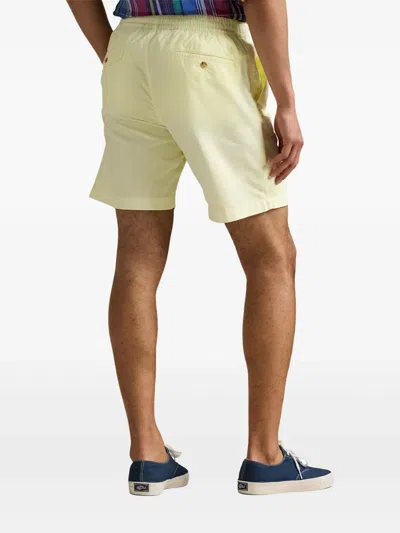 Polo Ralph Lauren Elasticated Waistband Bermuda Shorts In Yellow