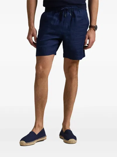 Polo Ralph Lauren Comfortable Shorts Featuring Elastic Waistband In Blue