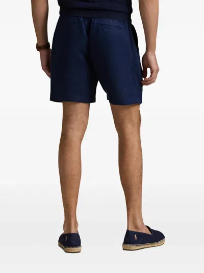 Polo Ralph Lauren Comfortable Shorts Featuring Elastic Waistband In Blue