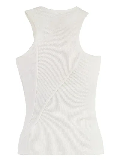 Talia Byre Cotton Tank Top In White