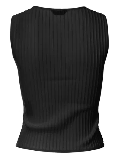 Just Cavalli Plaque-detail Tank Top In Animal Print