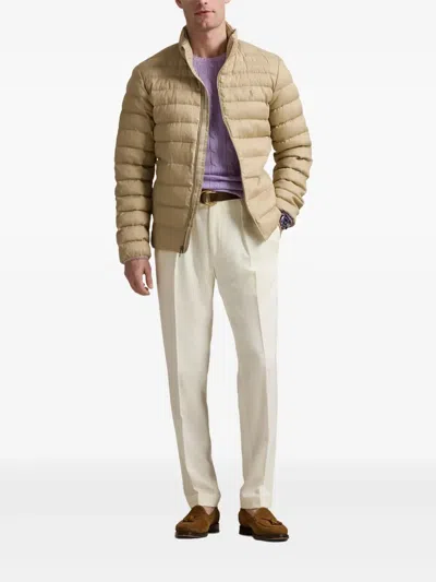 Polo Ralph Lauren Polo Pony-embroidered Jacket In Neutrals