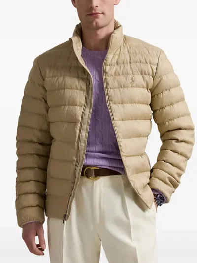 Polo Ralph Lauren Polo Pony-embroidered Jacket In Neutrals