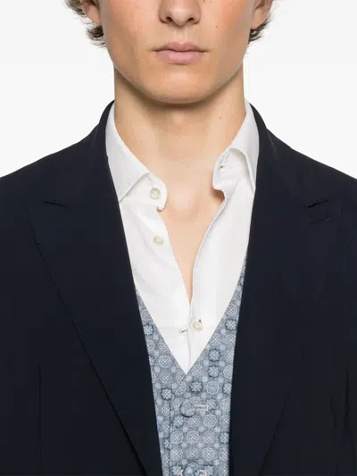 Eraldo Peak-lapels Blazer In Black