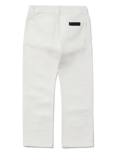 Essentials Logo-patch Jeans In White