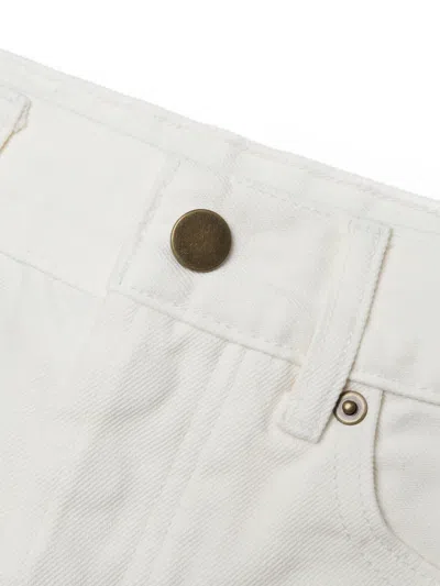 Essentials Logo-patch Jeans In White
