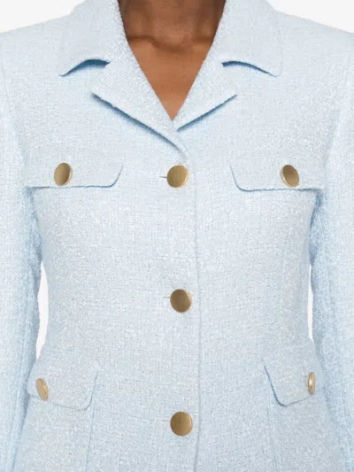 Tagliatore Short Jacket Jackets Light Blue In Blue