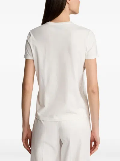 Ralph Lauren Bear Graphic Print Tshirt In White