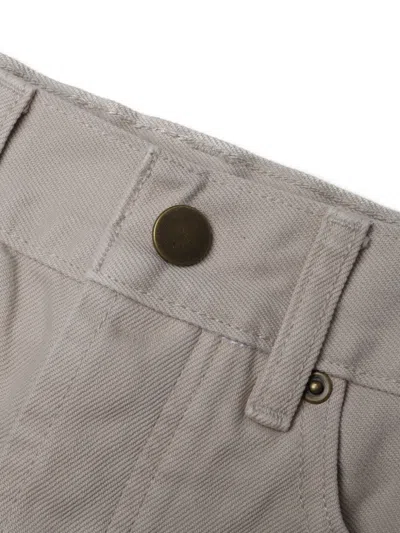 Essentials Logo-patch Jeans In Grey