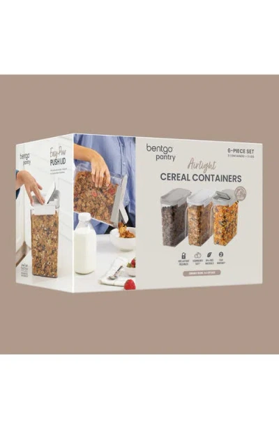 Bentgo 3-piece Food Storage Container Set In White Stone