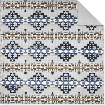 Pendleton Desert Dawn Cotton Coverlet & Sham Set In Gray