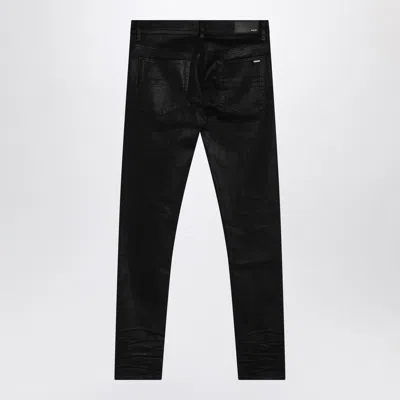 Amiri Vintage Black Skinny Jeans With Logo Embroidery