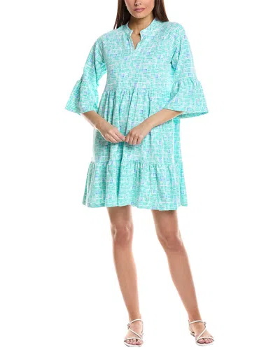 Duffield Lane Eveline Mini Dress In Green