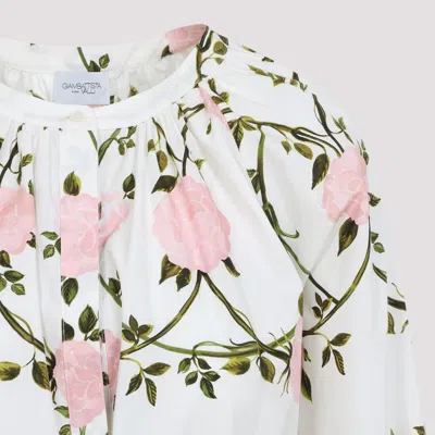 Giambattista Valli Floral Long-sleeved Blouse In Multicolour