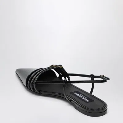 Dolce & Gabbana Patent Leather Slingback Ballet Flats