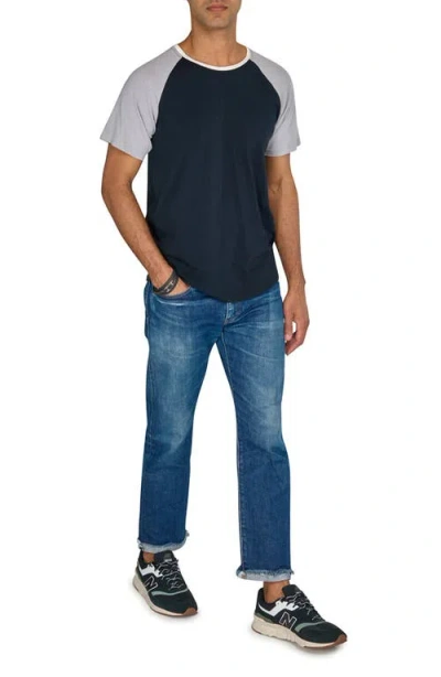 Construct Solid Crew T-shirt In Black