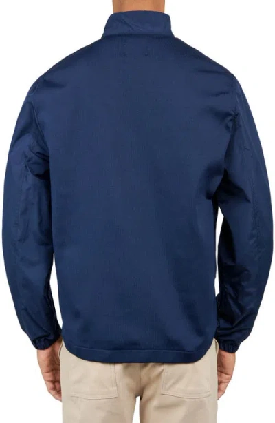 Construct Solid Hybrid Field Jacket In Navy
