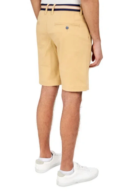 Construct Solid Shorts In Tan