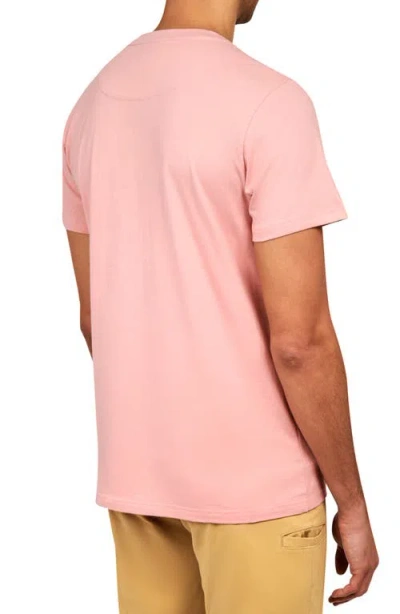 Construct Solid Crew T-shirt In Pink