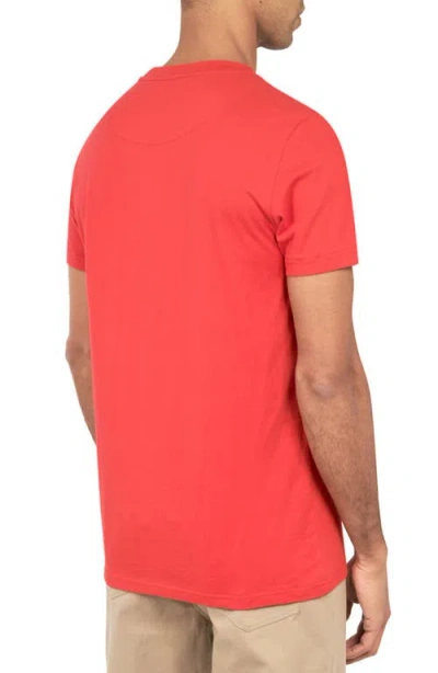 Construct Solid Crew T-shirt In Red