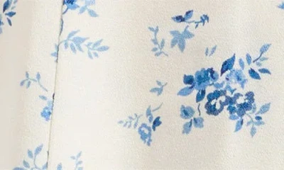 Reformation Rilynn Floral Sleeveless Front Button Minidress In Hanna