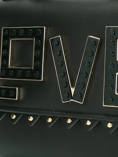 Shop Les Petits Joueurs 'love' Studded Small Tote