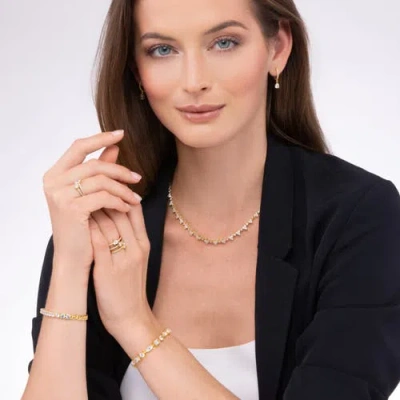 Anna Zuckerman Dainty Heart Ring In Yellow Gold