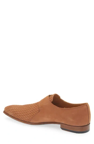 Mezlan Ayllon Monk Strap Loafer In Cognac