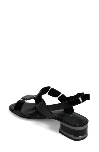 Vaneli Hatty Metallic Slingback Sandal In Black
