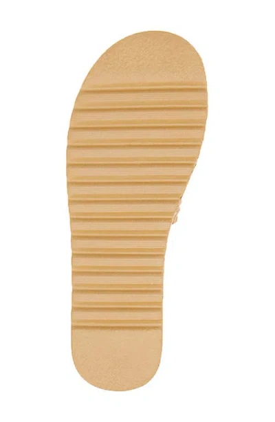 Coconuts By Matisse Del Mar Platform Slide Sandal In Camel