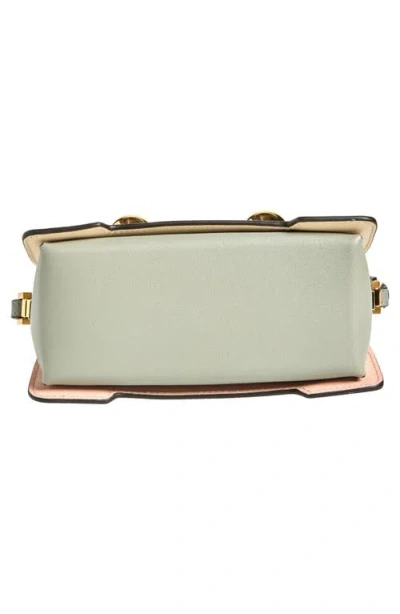 Marni Mini Trunkaroo Colorblock Leather Shoulder Bag In Neutral