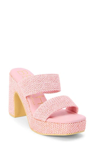 Beach By Matisse Gem Platform Sandal In Rose
