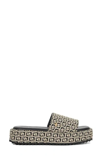 Dune London Lanie Platform Slide Sandal In Multi