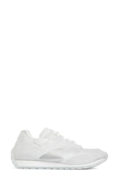 Bottega Veneta Orbit Transparent Rubber Sneakers In White