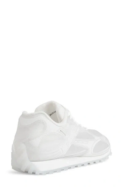 Bottega Veneta Orbit Transparent Rubber Sneakers In White