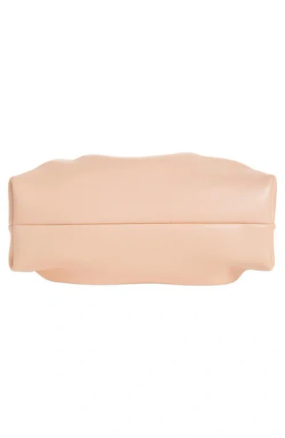 Ferragamo Small Gancio Piercing Soft Leather Shoulder Bag In Pink