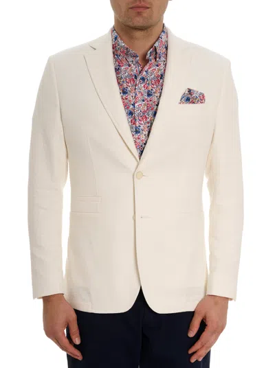 Robert Graham Johnson Blazer Long In White