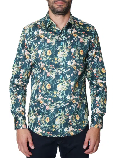 Robert Graham Gatlin Long Sleeve Button Down Shirt In Multi