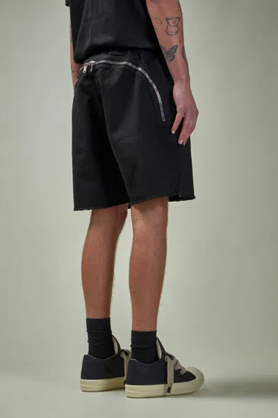 Rick Owens Drkshdw Long Boxers Butt Zip In Black