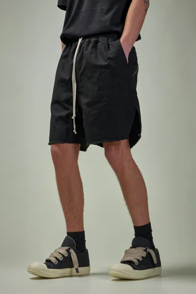 Rick Owens Drkshdw Long Boxers Butt Zip In Black